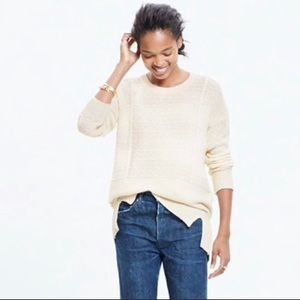 Madewell Texture Play Pullover Sweater size XS